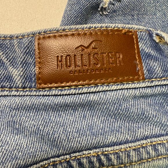 Hollister Hand Painted The Simpsons Jeans 7R 28x27 Distressed Skinny Jeans 2/$50 - Picture 9 of 13